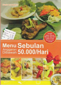 Image of Menu sebulan anggaran dibawah 50.000/hari