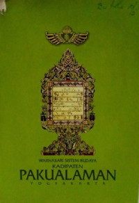 Image of Warnasari sistem budaya kadipaten pakualaman yogyakarta